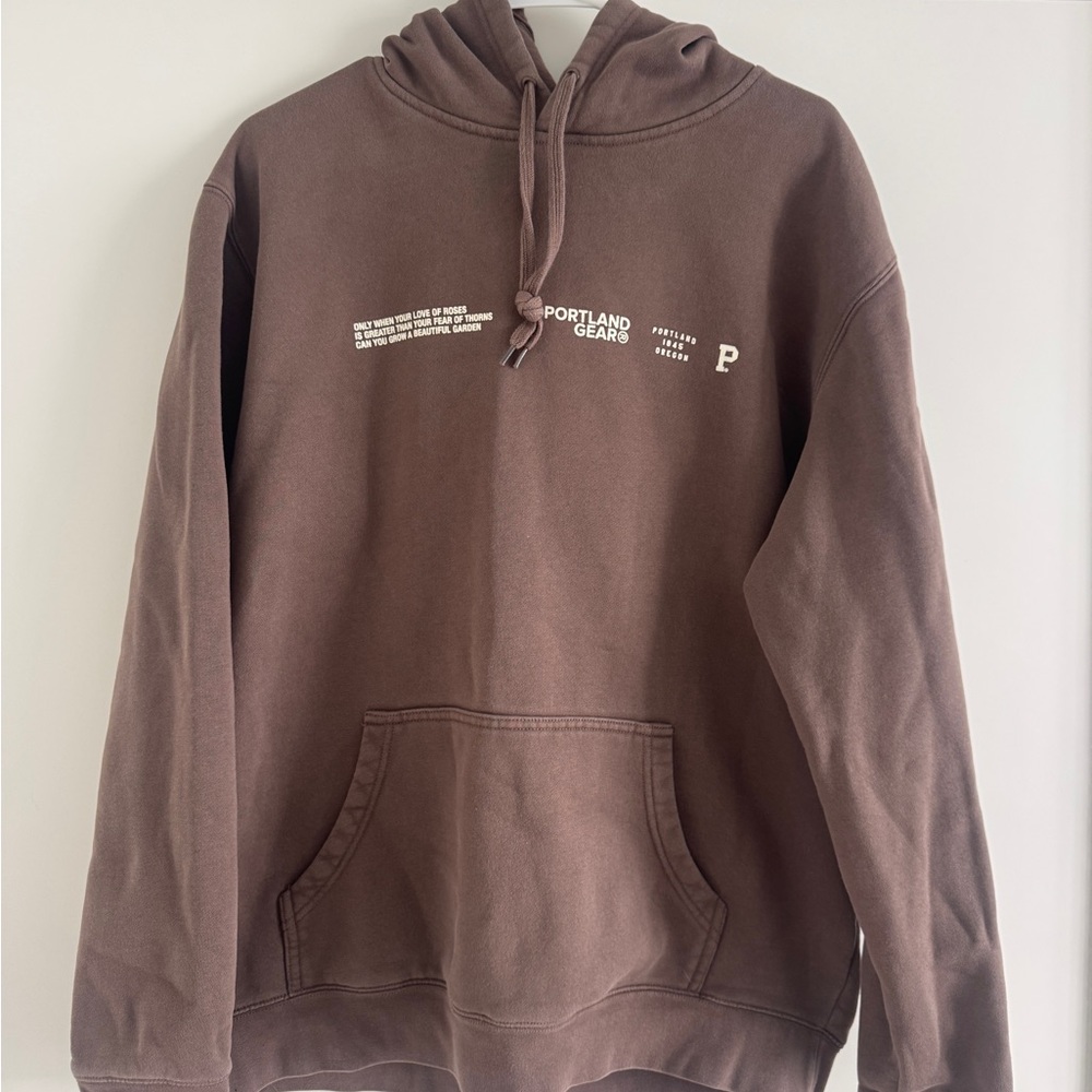 Unisex PORTLAND GEAR Brown Hoodie